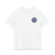 A colorful and intricate mandala design adorns this Vibrant Mandala Tee, promoting spiritual peace and harmony with its beautiful and meaningful symbolism