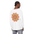 Colorful and intricate mandala design long sleeve t-shirt for all genders