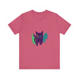 Black Cat Mystery - Colorful Splash T-Shirt with vibrant and eye-catching design