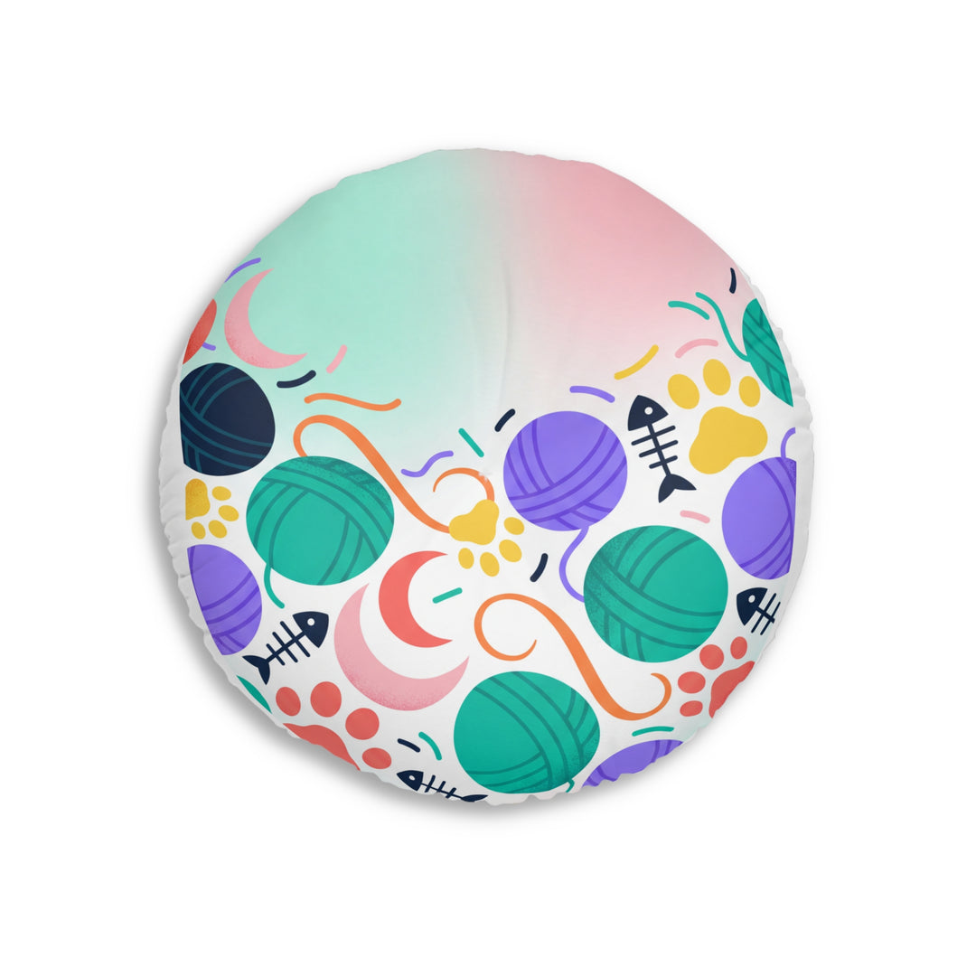 Perfekt spätes Katzen-Bodenkissen