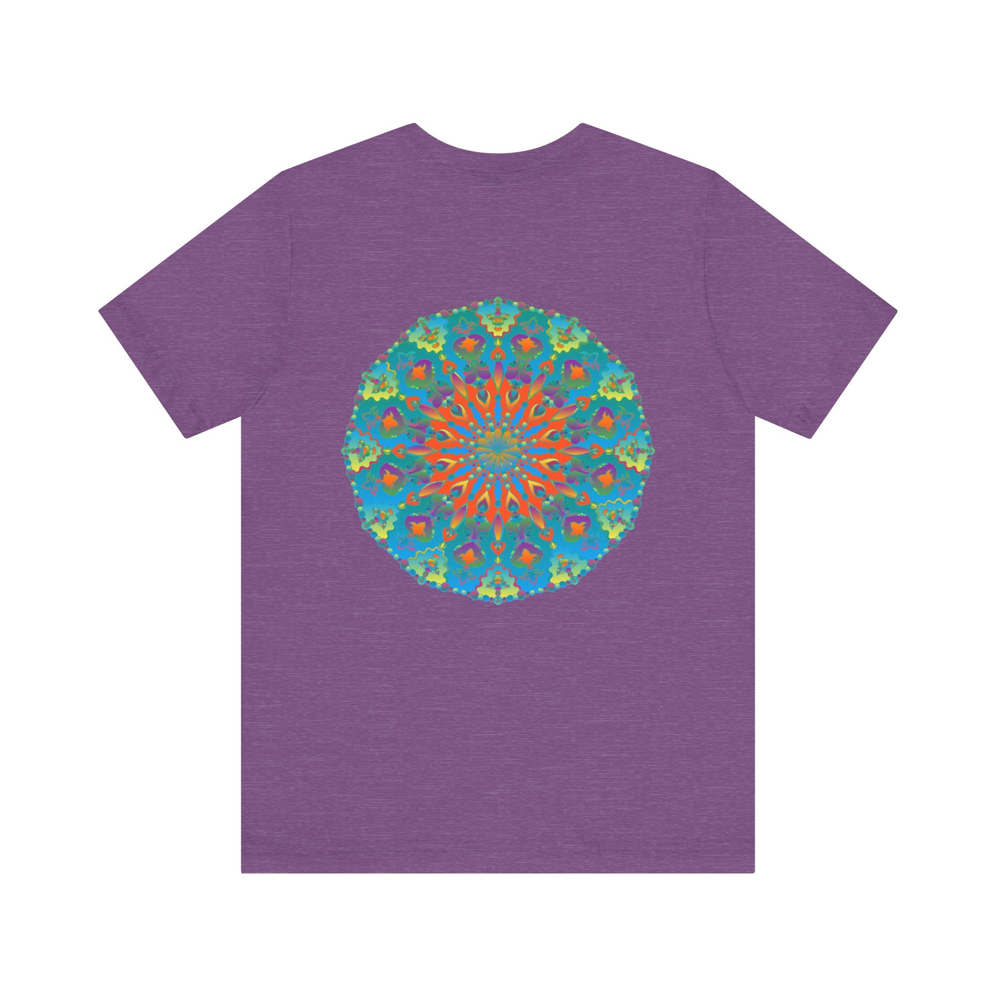 Beautiful Mandala Tee featuring intricate spiritual design for peace and harmony