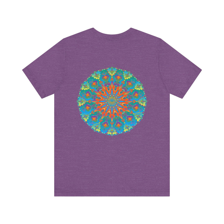 Beautiful Mandala Tee featuring intricate spiritual design for peace and harmony