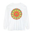 Intricate Mandala Long Sleeve T-Shirt featuring vibrant and colorful art design
