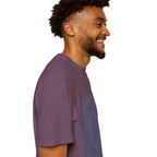 Colorful and intricate handmade mandala art design on unisex garment-dyed tee