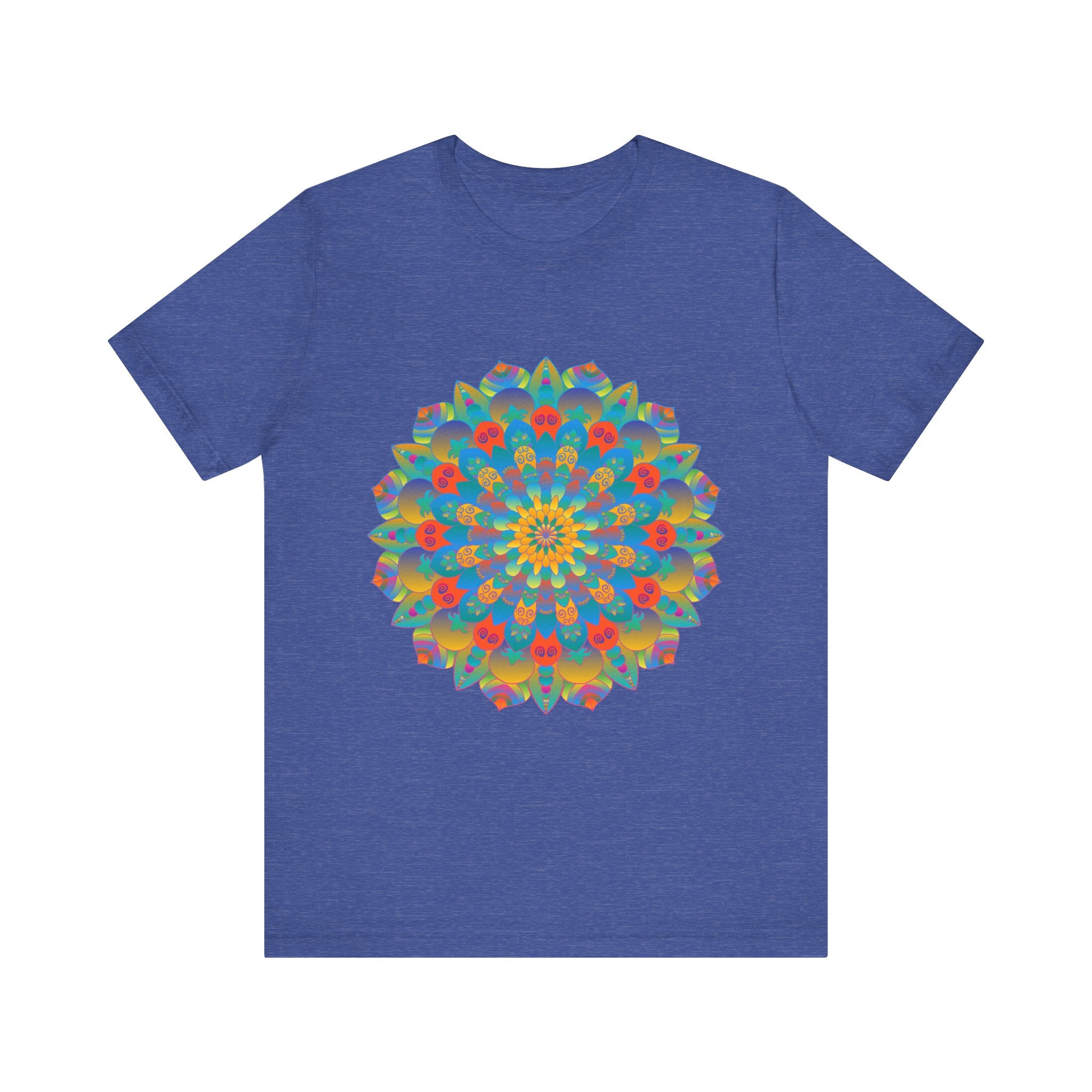 Vibrant Mandala Tee with an intricate and colorful design perfect for adding a pop of style to any outfit