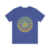 Vibrant Mandala Tee with an intricate and colorful design perfect for adding a pop of style to any outfit