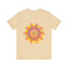 Vibrant Mandala Tee featuring a colorful and intricate design, perfect for adding a pop of color to your wardrobe