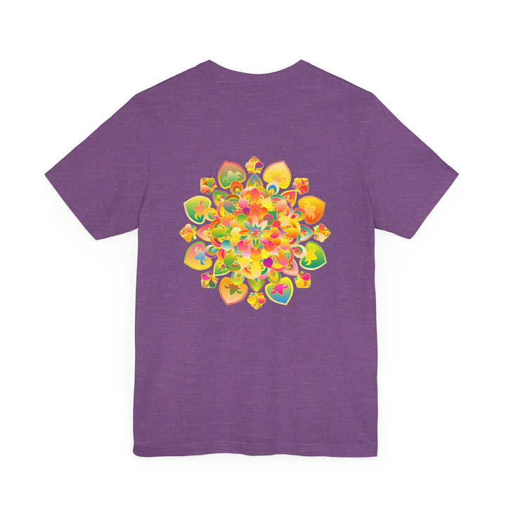 Vibrant Mandala Tee featuring colorful spiritual design for inner peace and harmony