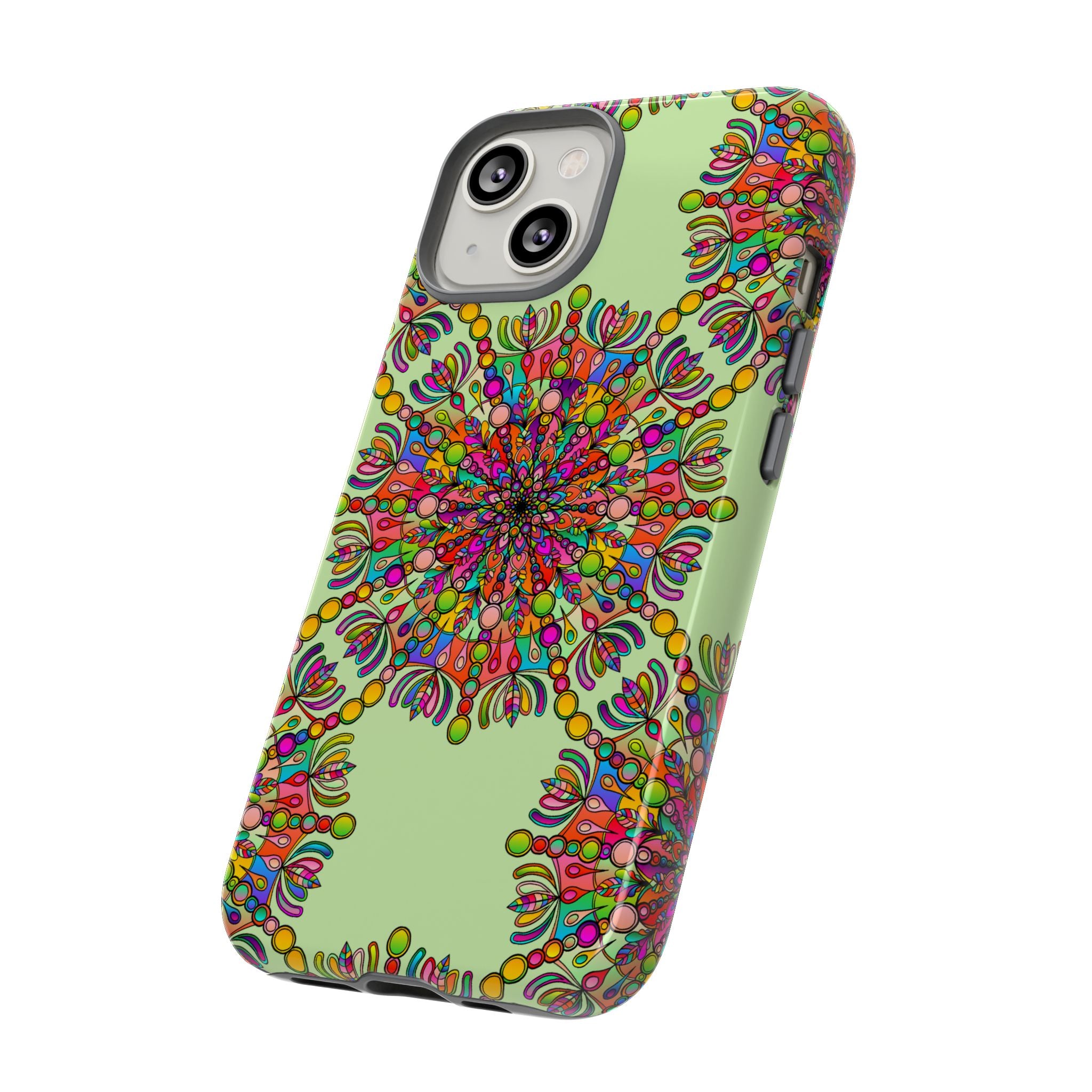 Intricate Mandala Phone Case in Lively Colors for Unique Style