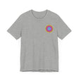 Vibrant Mandala T-Shirt - Spiritual Peace: A colorful and intricate mandala design, symbolizing harmony and tranquility, on a comfortable t-shirt