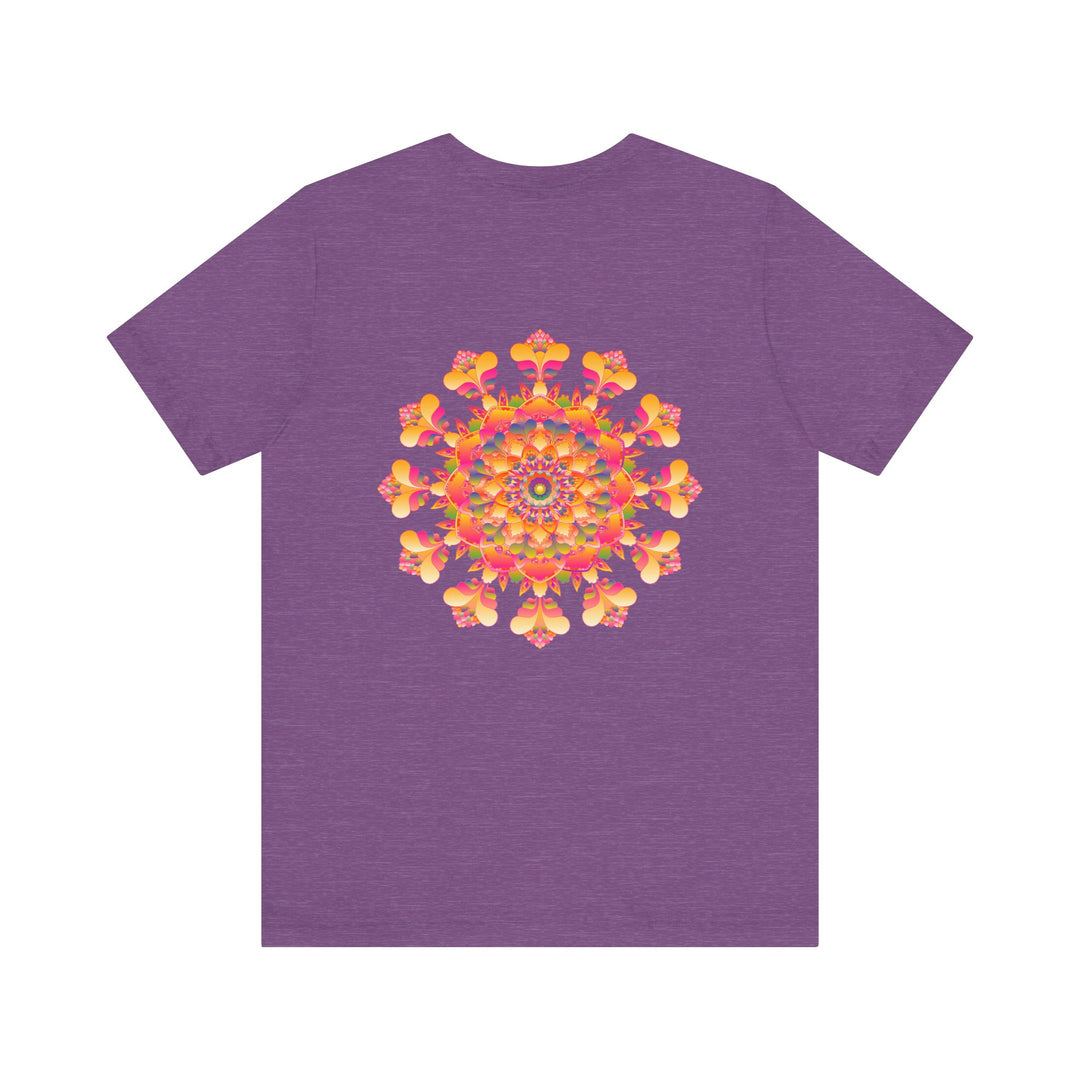 Vibrant Mandala Tee with intricate patterns symbolizing inner peace