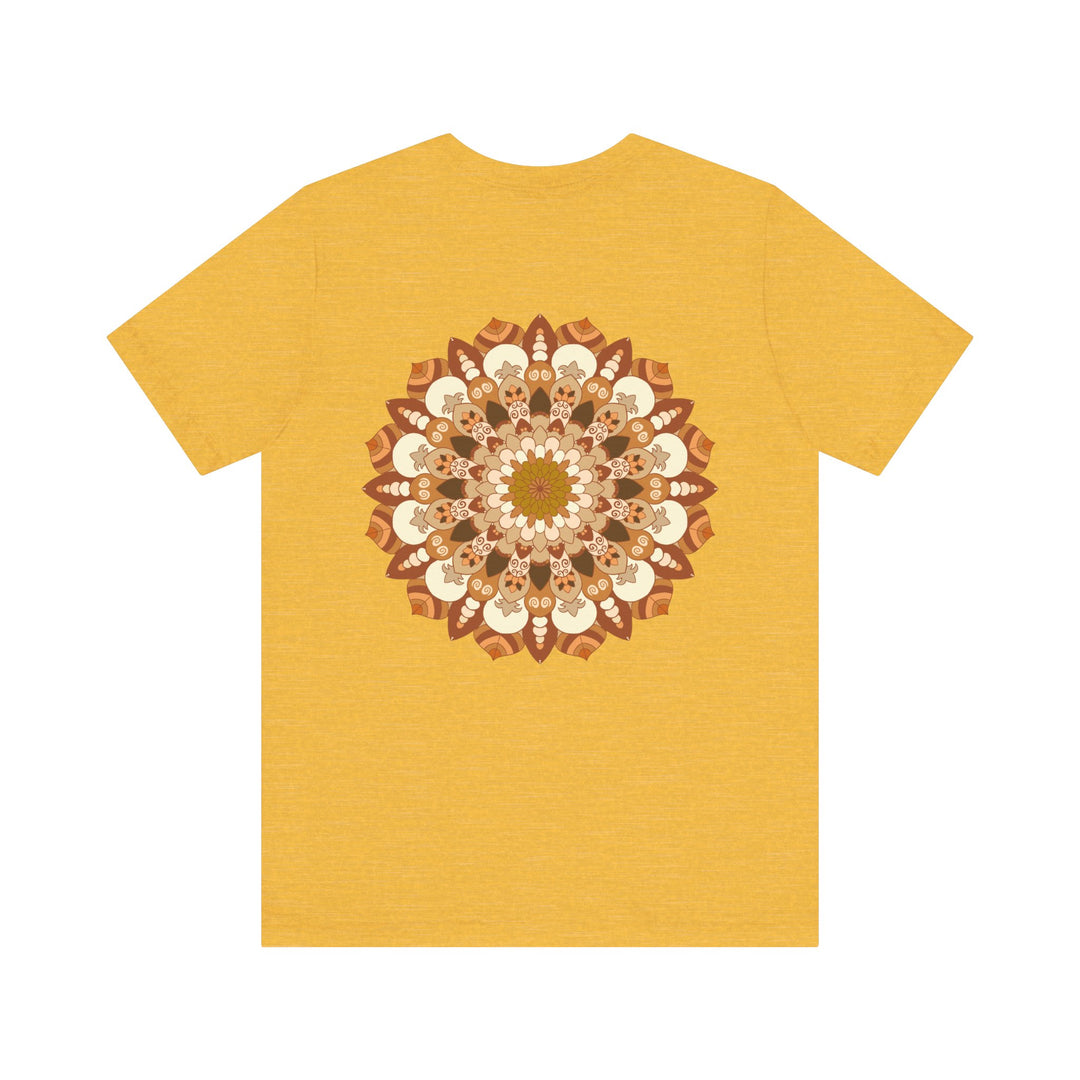 Colorful Mandala Tee featuring intricate design for Spiritual Peace & Harmony