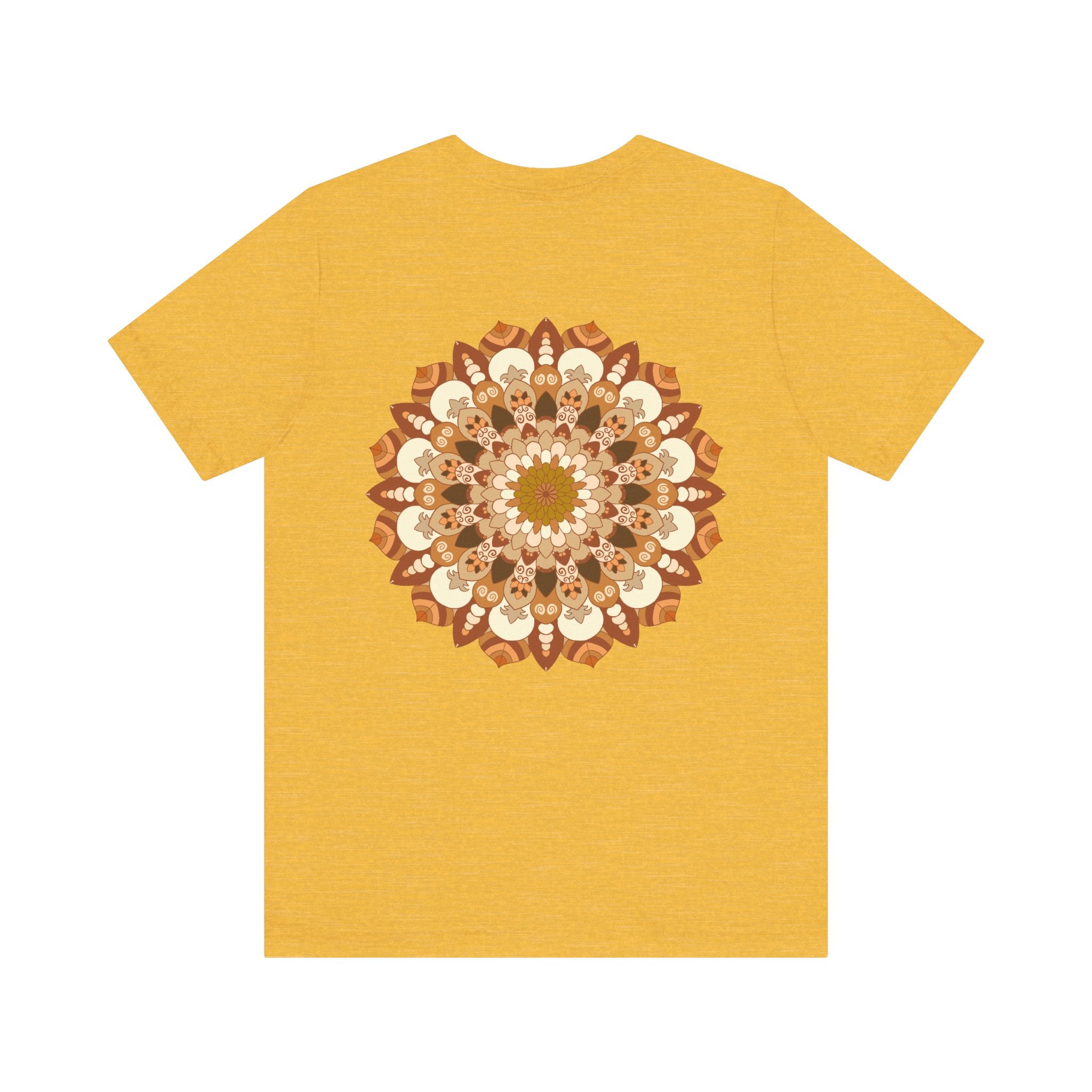 Colorful Mandala Tee featuring intricate design for Spiritual Peace & Harmony