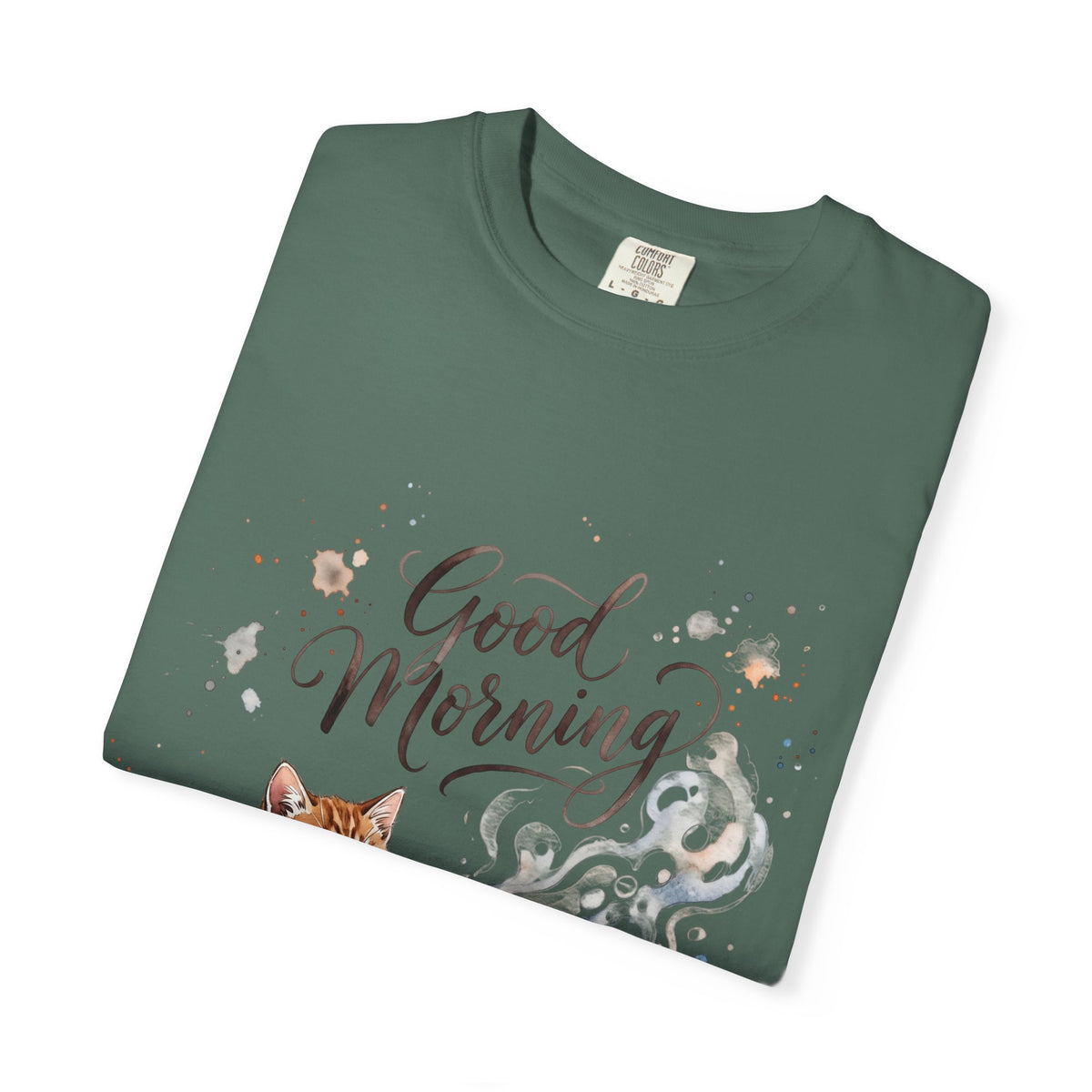Good Morning Cat Coffee T-Shirt