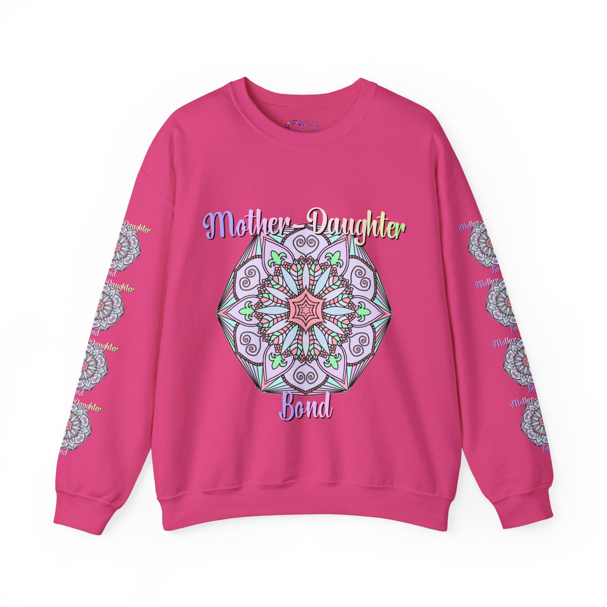 Mother-Daughter Mandala Sweatshirt Celebrating Unique Connections