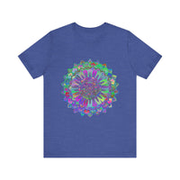 Colorful Mandala T-Shirt featuring an intricate and vibrant design, perfect for adding a pop of color to your wardrobe