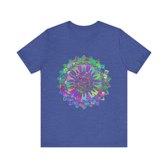 Colorful Mandala T-Shirt featuring an intricate and vibrant design, perfect for adding a pop of color to your wardrobe