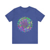 Colorful Mandala T-Shirt featuring an intricate and vibrant design, perfect for adding a pop of color to your wardrobe