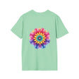 Beautiful floral mandala design with a motivational quote on a comfortable t-shirt