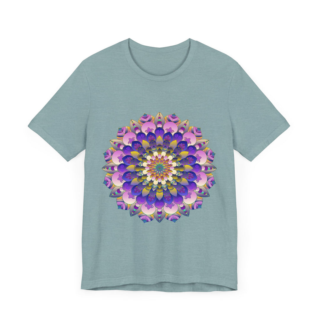 Colorful Mandala Flower T-Shirt - Spiritual Art Beautiful, vibrant tee with intricate mandala design