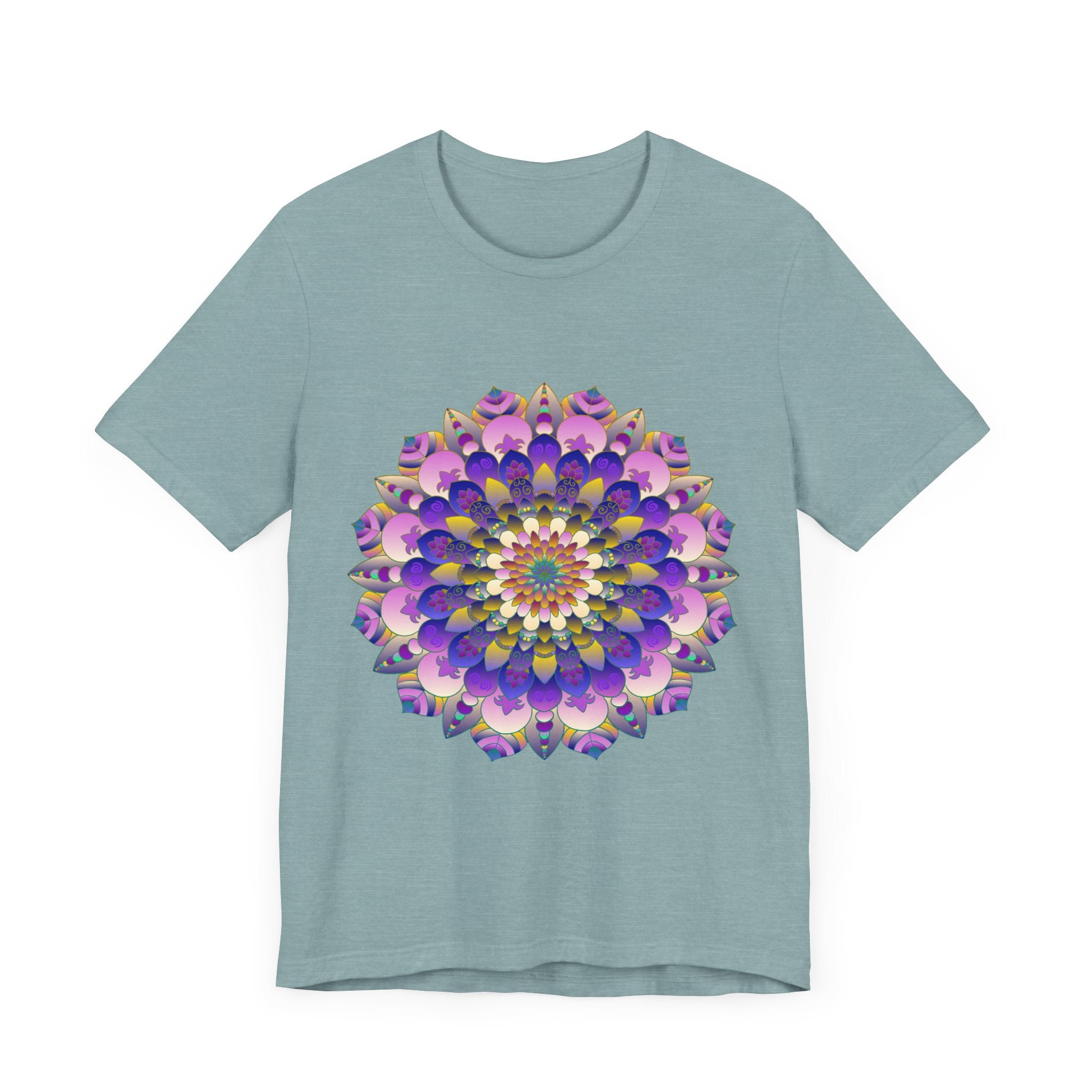 Colorful Mandala Flower T-Shirt - Spiritual Art Beautiful, vibrant tee with intricate mandala design