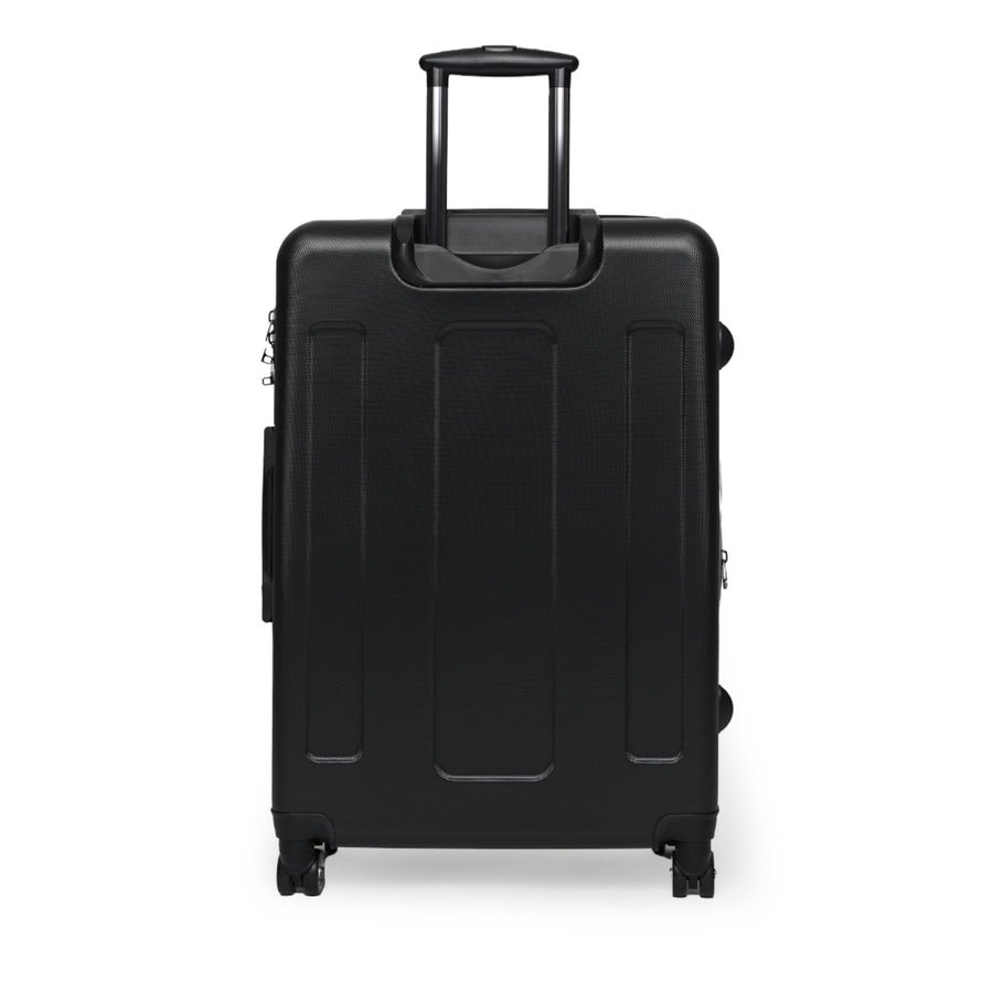 Pink Lotus Suitcase – Vibrant Floral Carry-On Luggage