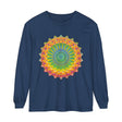 Intricate Mandala Unisex Long Sleeve T-Shirt with detailed pattern design and comfortable fit