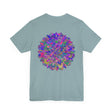 A colorful and intricately designed Vibrant Mandala Tee that promotes spiritual peace and harmony for a calming and balanced vibe
