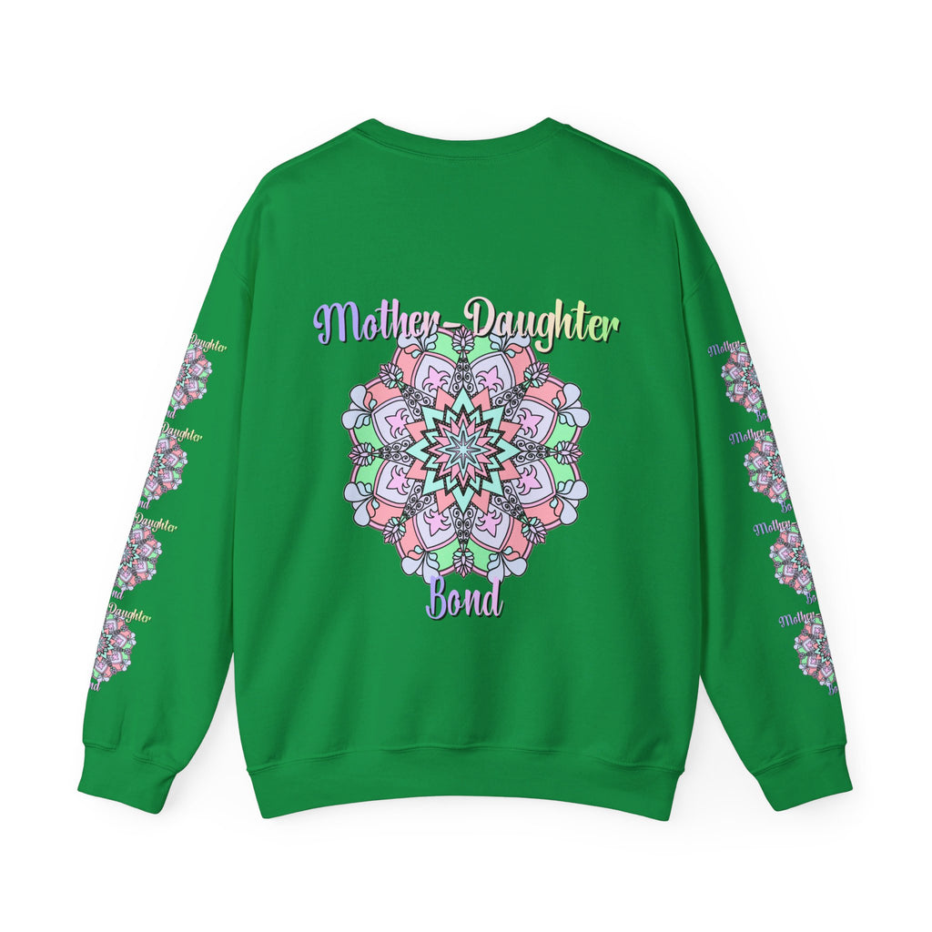 Handmade Mandalas Unisex Crewneck Sweatshirt with Soft and Warm Fabric