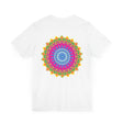 Vibrant Mandala T-Shirt featuring intricate spiritual design for peaceful vibes