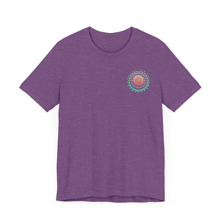 Beautiful mandala tee featuring intricate design for spiritual peace and harmony