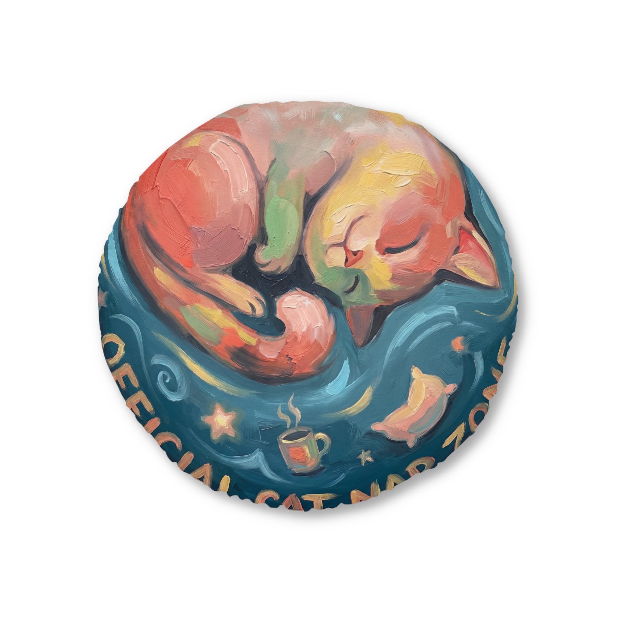 Official Cat Nap Floor Pillow - Cozy Cat Cushion