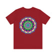Colorful mandala pattern tee for spiritual awakening