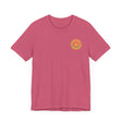 Colorful mandala design t-shirt with vibrant hues representing peace and harmony