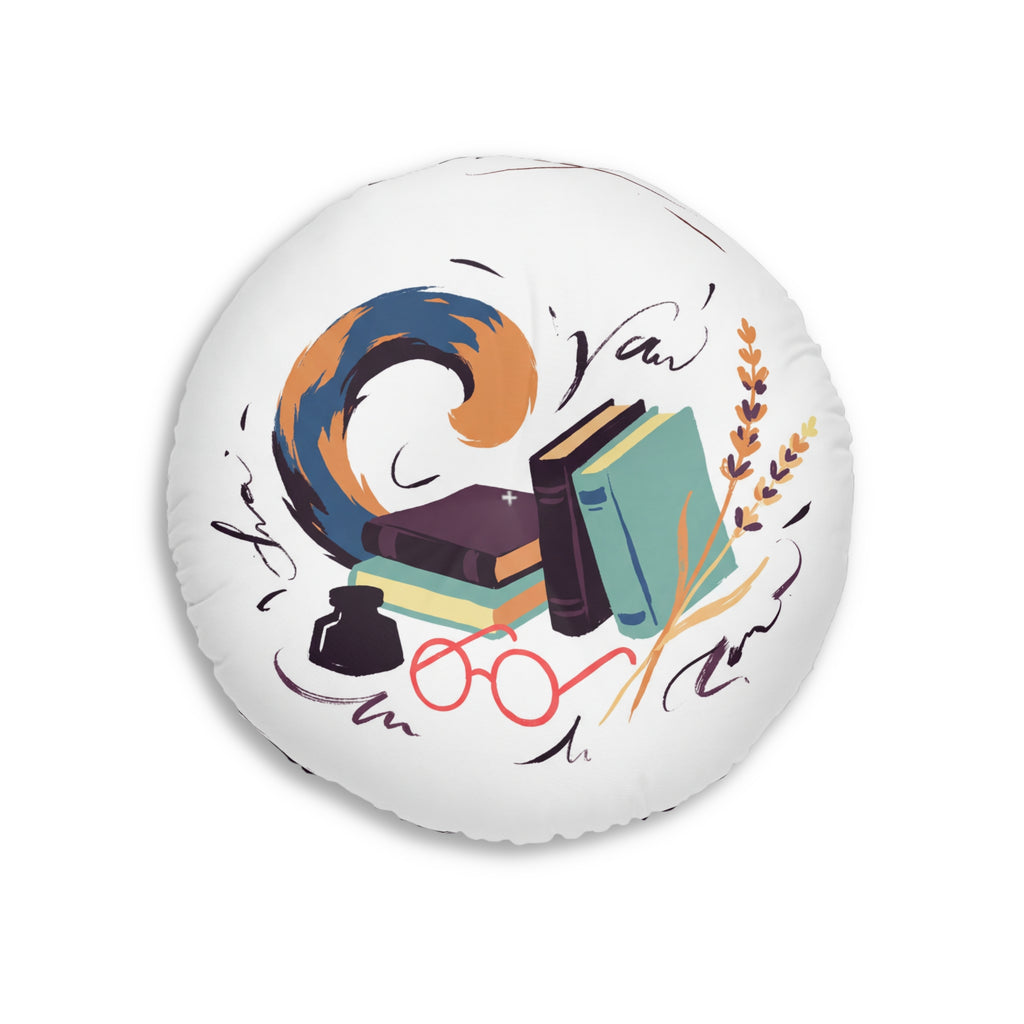 Cuscino da pavimento per gatti Dark Academia — Cuscino Cozy Study Companion