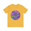 Colorful and intricate psychedelic mandala t-shirt with vibrant and mesmerizing design