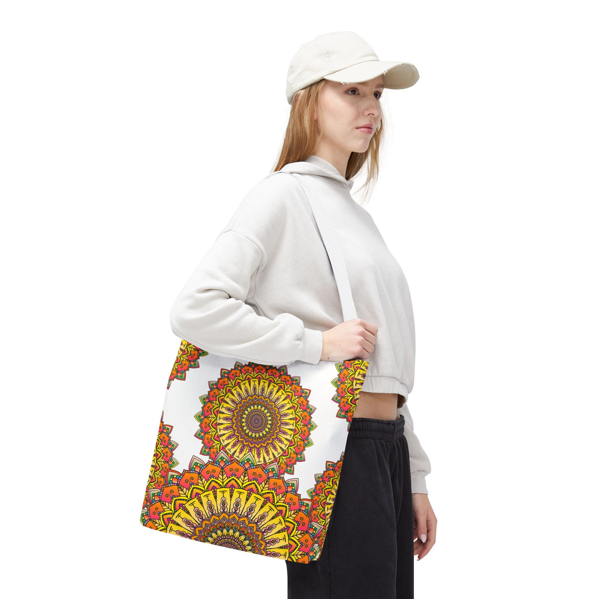 Solar Mandala Tote Bag