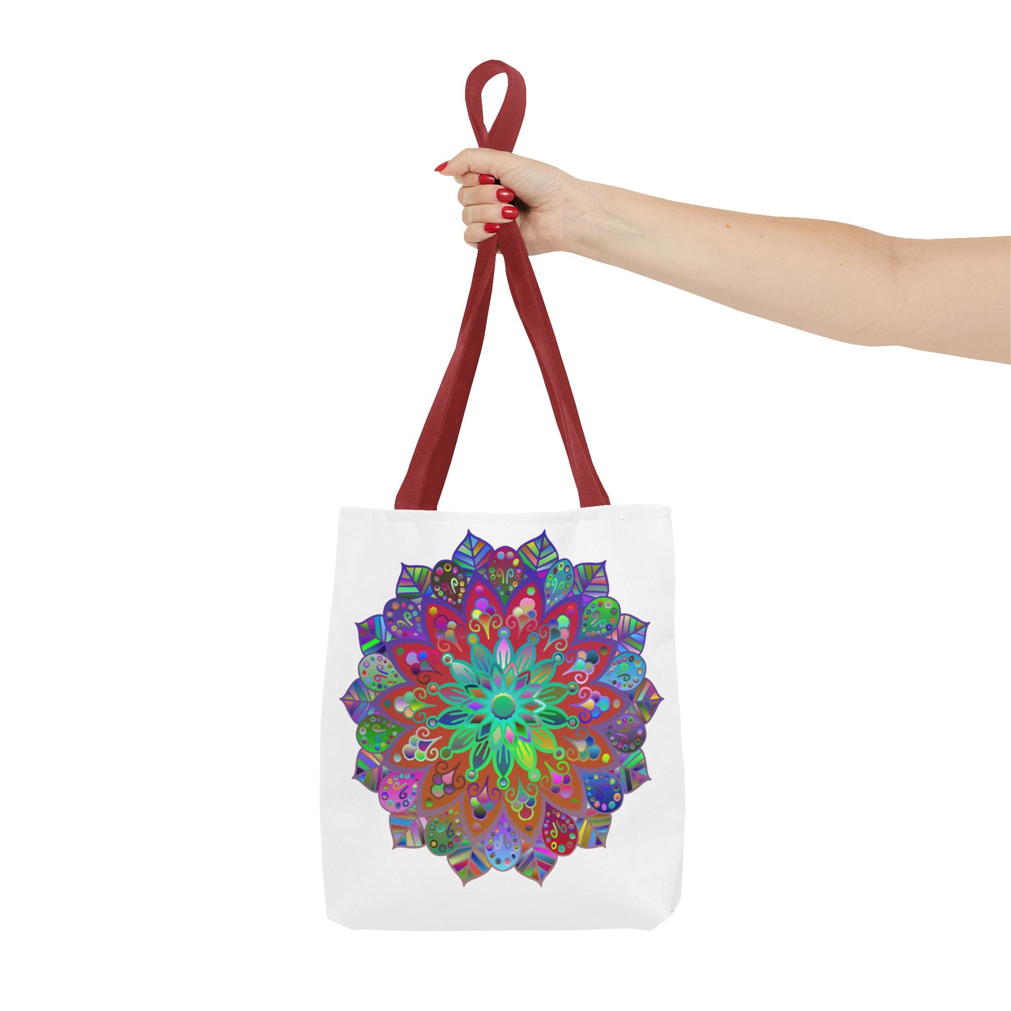 Colorful Mandala Tote Bag with vibrant and eye-catching design