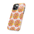 Phone Case - Hand-Drawn Mandala Art - Light Pink Long Description 53