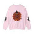 Unisex Heavy Blend™ Crewneck Sweatshirt featuring cute ghost designs, perfect for Halloween festivities and cozy fall evenings