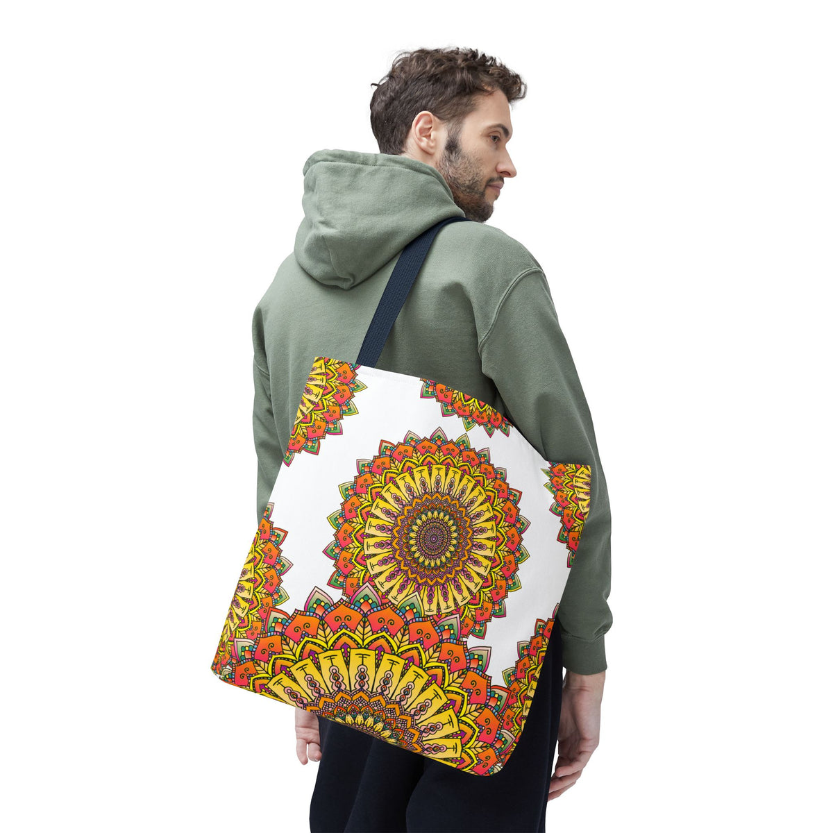 Solar Mandala Tote Bag