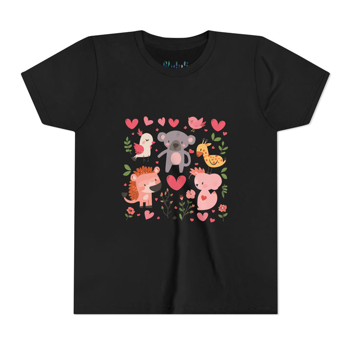 Adorable Animal Love Youth Tee, Cute Kids Shirt, Animal Graphic Tee, Children's Gift, Birthday or Holiday Outfit