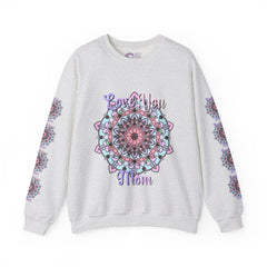 Mandala Sweatshirt for Mom with Heartfelt Design in Soft Hues