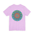 Vibrant mandala tee symbolizing peace and harmony