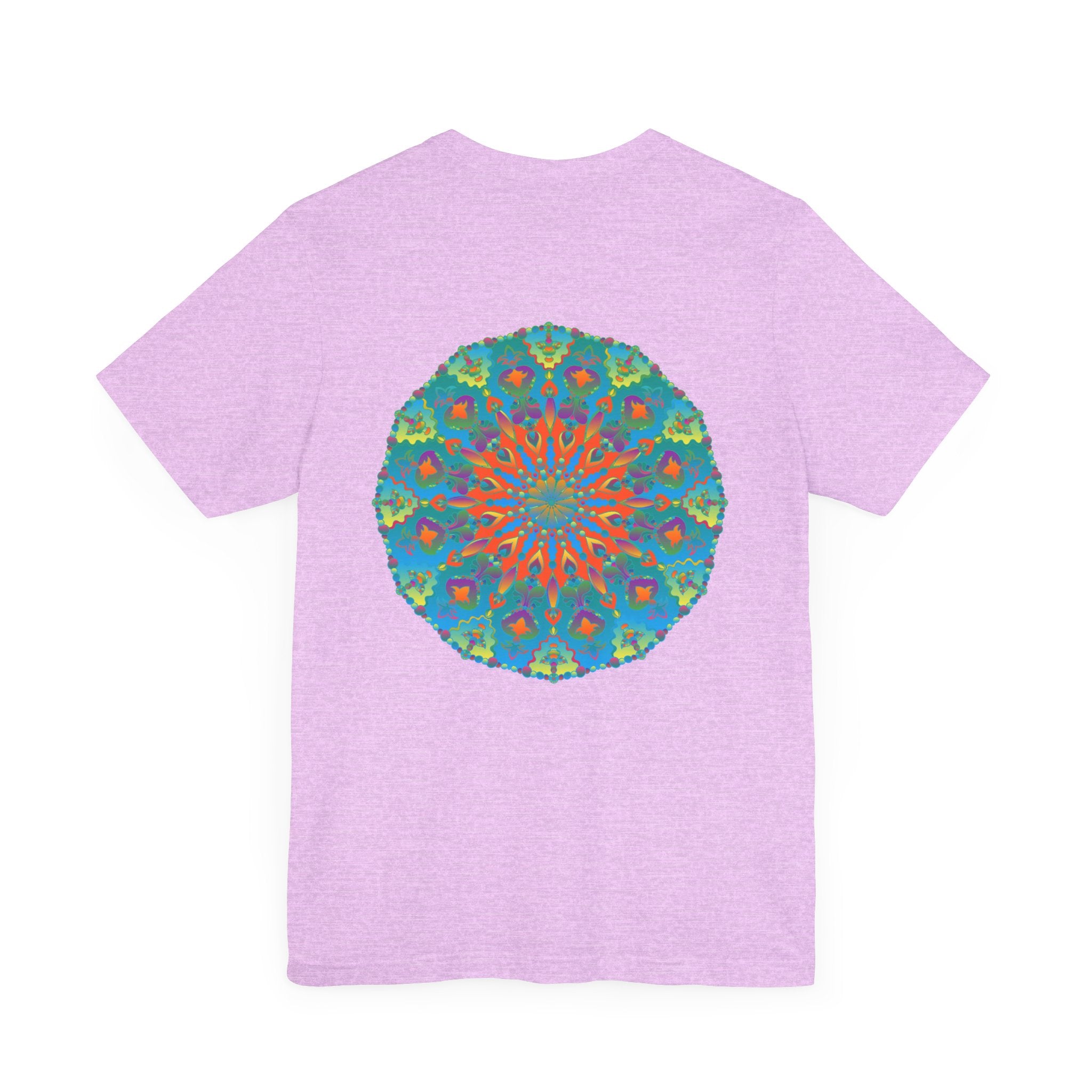 Vibrant mandala tee symbolizing peace and harmony