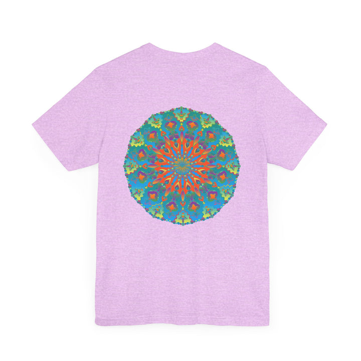 Vibrant mandala tee symbolizing peace and harmony