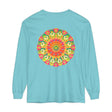 Vibrant Intricate Mandala Long Sleeve T-Shirt - Vibrant Art with an eye-catching and intricate mandala print