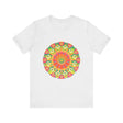 Vibrant Mandala Tee featuring intricate and colorful design, perfect for standing out in style