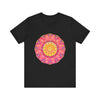 Vibrant Mandala T-Shirt featuring a colorful and symmetrical design, perfect for adding a pop of energy to your wardrobe