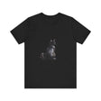 Black Cat Mystery - T-Shirt: A stylish and eerie black cat graphic tee